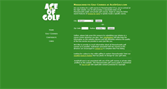 Desktop Screenshot of aceofgolf.com